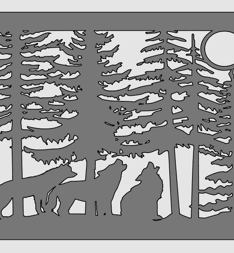 Buy Fire Pit - wolves Online | Doc's Machine & Tool