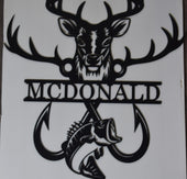 Buy Deer/Fish Sign Online | Doc's Machine & Tool