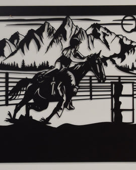 Horseback Rider Deck Panel