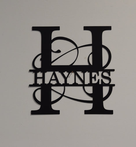 Buy Split Letter Monogram Sign - H Online | Doc's Machine & Tool