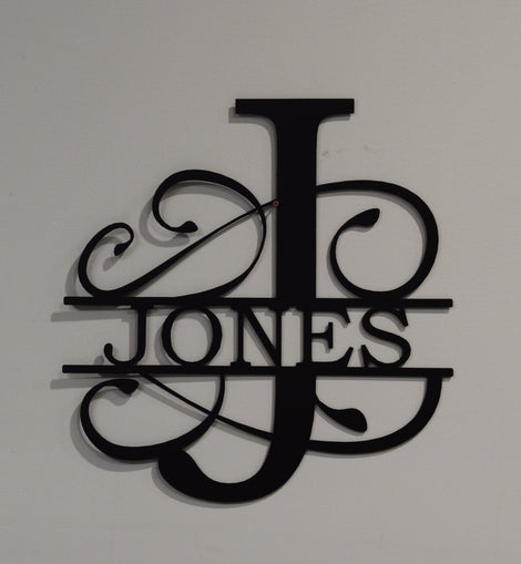 Buy Split Letter Monogram Sign - J Online | Doc's Machine & Tool