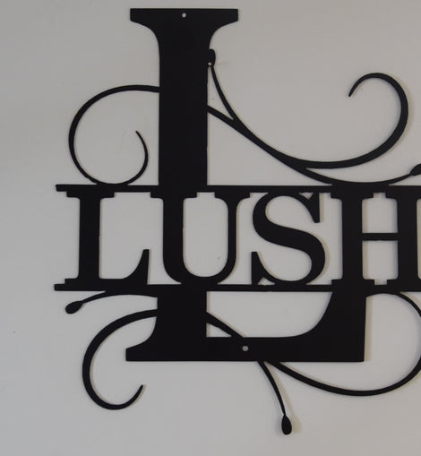 Buy Split Letter Monogram Sign - L Online | Doc's Machine & Tool
