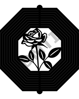 Rose - Wind Spinner